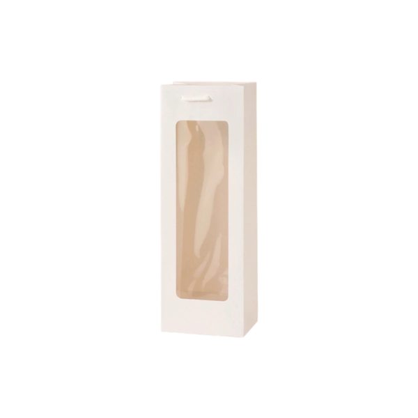 Cardboard Wine Gift Bags with Clear Window
