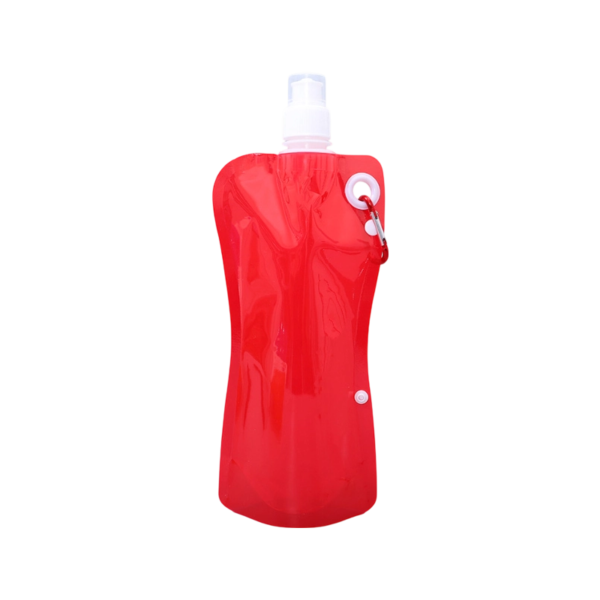 BPA-Free Foldable Flat Water Bottle Bag for Travel