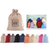 Burlap Jute Drawstring Bag for Storage