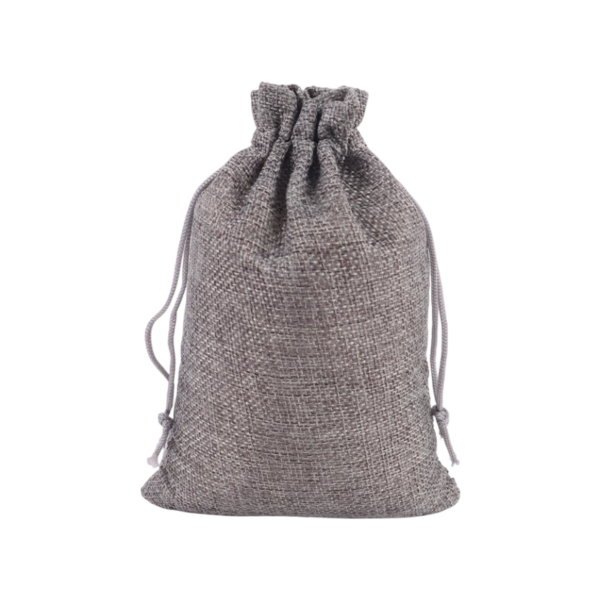 Burlap Jute Drawstring Bag for Storage
