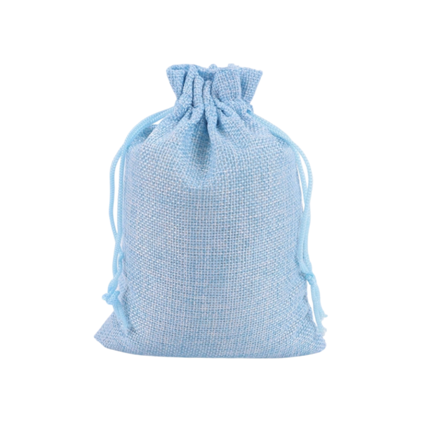 Burlap Jute Drawstring Bag for Storage