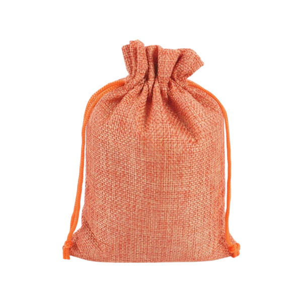 Burlap Jute Drawstring Bag for Storage