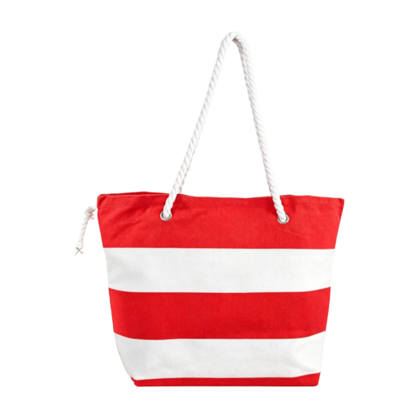 Extra-Large Canvas Beach Tote with Rope Handles