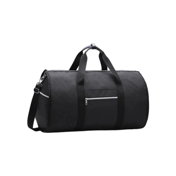 Water-Resistant Polyester-Nylon Garment Bag with Pockets