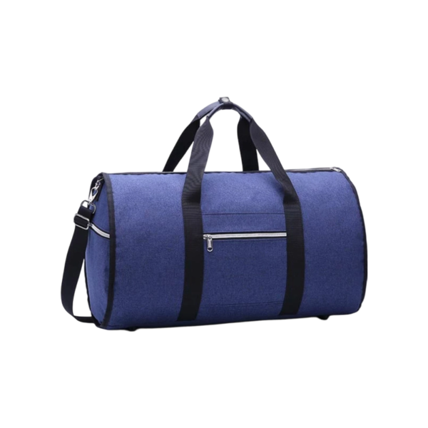 Water-Resistant Polyester-Nylon Garment Bag with Pockets