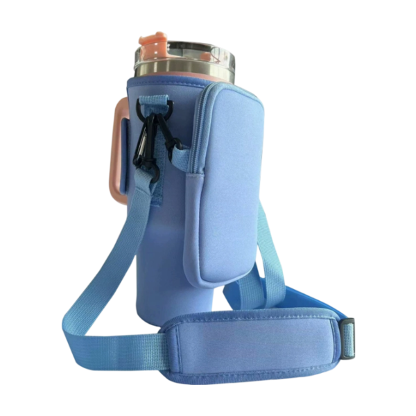 40 Oz Tumbler Carrier with Detachable Phone Pouch