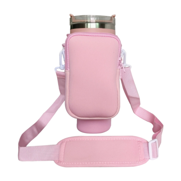 40 Oz Tumbler Carrier with Detachable Phone Pouch