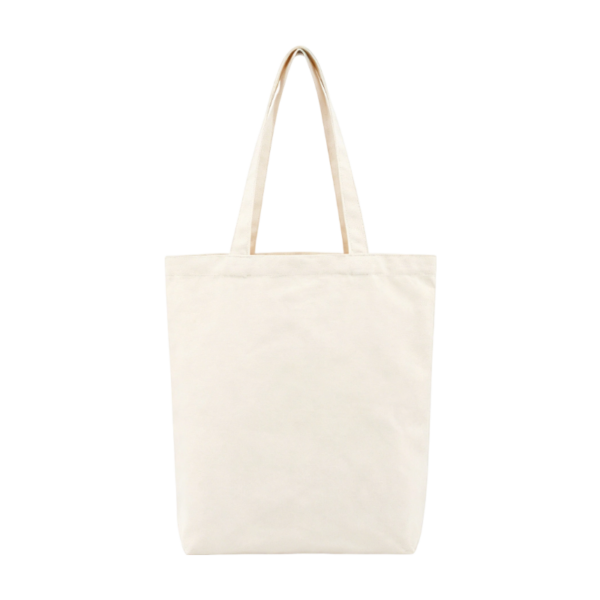 Natural Cotton Tote Bag with Reinforced Stitching