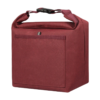 Heathered Polyester Insulated Lunch Tote with Roll-Top