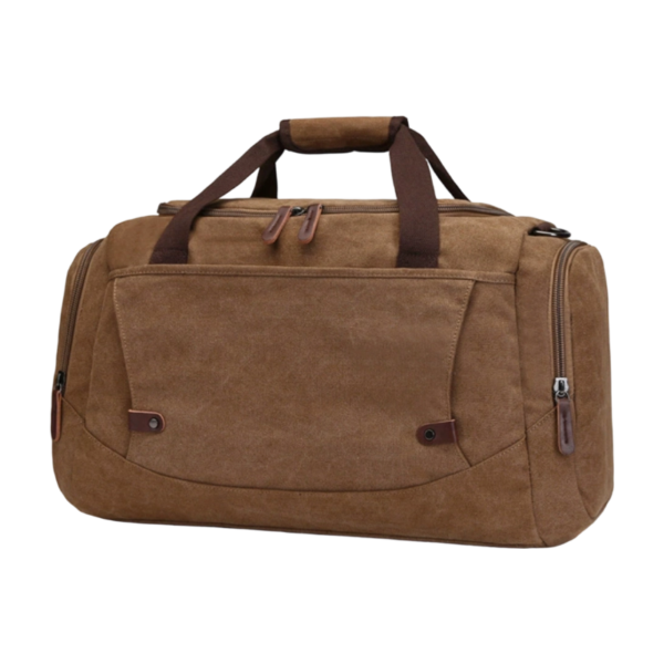 Canvas Weekender Duffel Bag for Short Trips