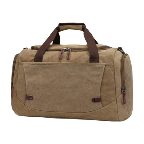 Canvas Weekender Duffel Bag for Short Trips