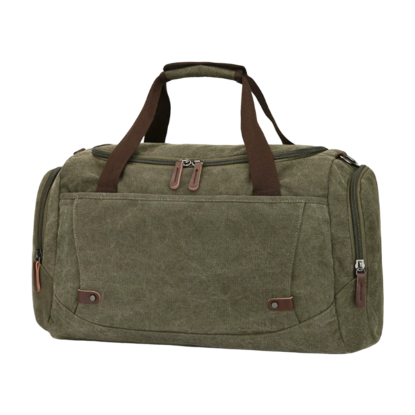 Canvas Weekender Duffel Bag for Short Trips
