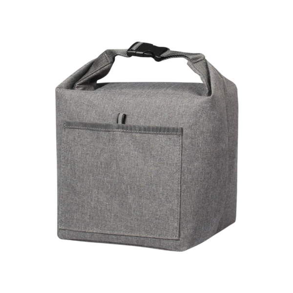 300D Polyester Insulated Lunch Tote with Roll-Top