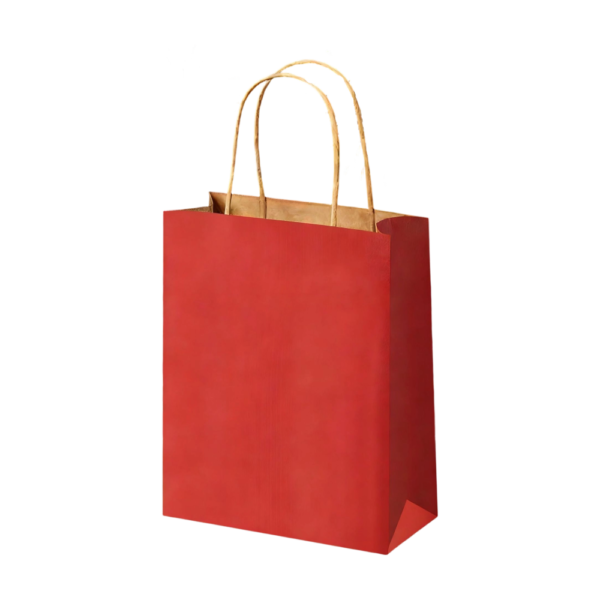 Eco-Friendly Kraft Paper Tote with Reinforced Bottom