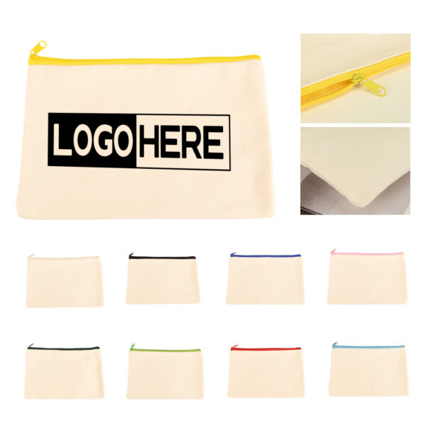 Durable Cotton Canvas Cosmetic and Travel Organizer