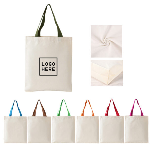 Colorful Customizable Canvas Tote for Promotions and Daily Use