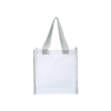 Clear Vinyl Shoulder Strap Tote for Everyday Essentials