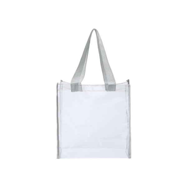 Clear Vinyl Shoulder Strap Tote for Everyday Essentials