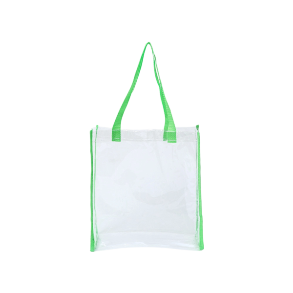 Clear Vinyl Shoulder Strap Tote for Everyday Essentials