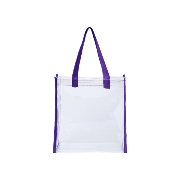 Clear Vinyl Shoulder Strap Tote for Everyday Essentials