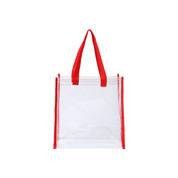 Clear Vinyl Shoulder Strap Tote for Everyday Essentials