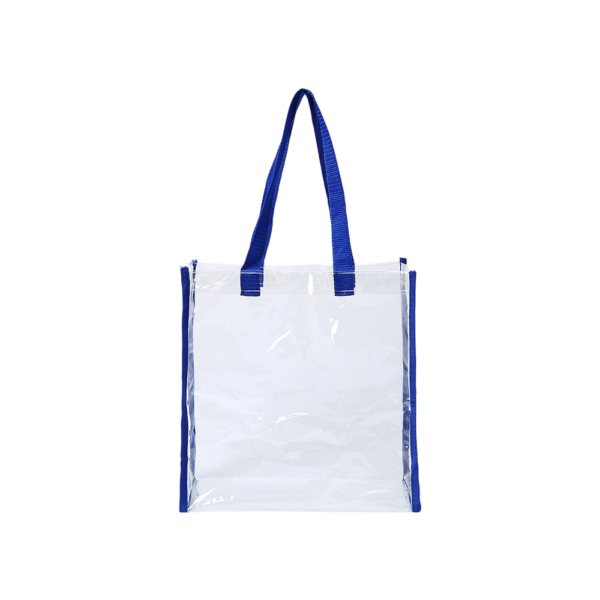 Clear Vinyl Shoulder Strap Tote for Everyday Essentials