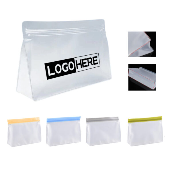 SPL257 Leak-Proof Reusable Sandwich and Snack Storage Bags