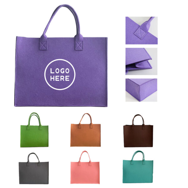 SPL263 Reusable Felt Shopping Bag with Sturdy Handles
