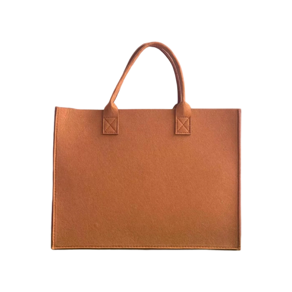 Reusable Felt Shopping Bag with Sturdy Handles