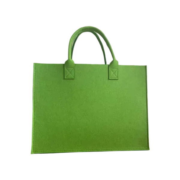 Reusable Felt Shopping Bag with Sturdy Handles