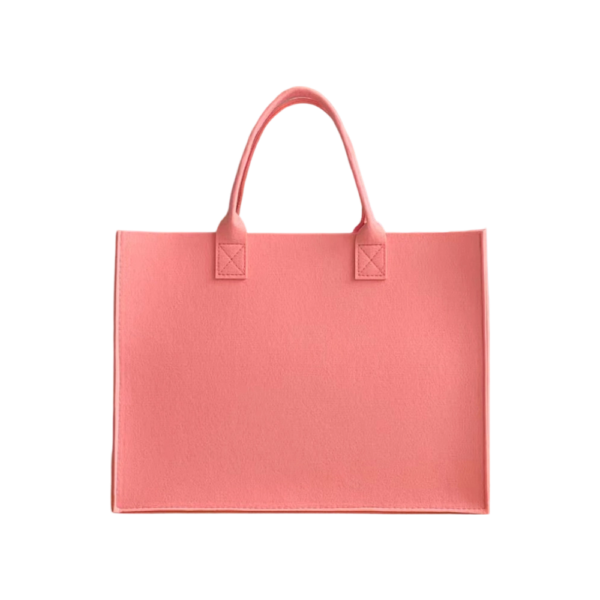 Reusable Felt Shopping Bag with Sturdy Handles