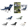Heavy-Duty Folding Camping Chair with Cup Holder, 65" L