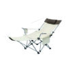Heavy-Duty Folding Camping Chair with Cup Holder, 65" L