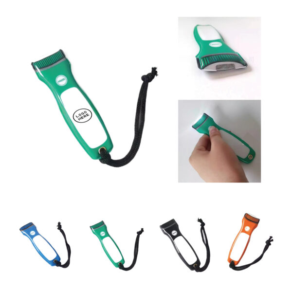 SPL306 Waterproof PVC Flashlight with Magnetic Back Attachment