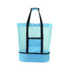 2-in-1 Mesh Beach Tote with Insulated Cooler Compartment