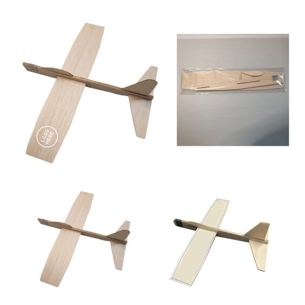 SPL311 Handcrafted Wooden Airplane Model with Intricate Carving