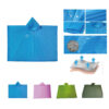 Kids' Adjustable Rain Poncho with Snap Sides and Hood