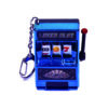 Compact Plastic Lucky Slots Keychain Game