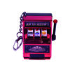 Compact Plastic Lucky Slots Keychain Game