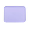 Stackable Plastic Serving Tray for Food Service