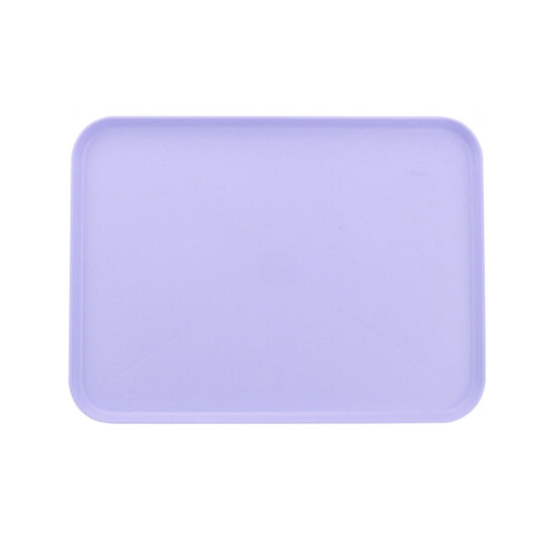 Stackable Plastic Serving Tray for Food Service