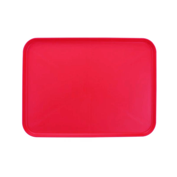 Stackable Plastic Serving Tray for Food Service