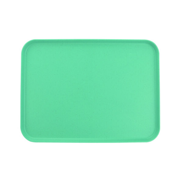 Stackable Plastic Serving Tray for Food Service
