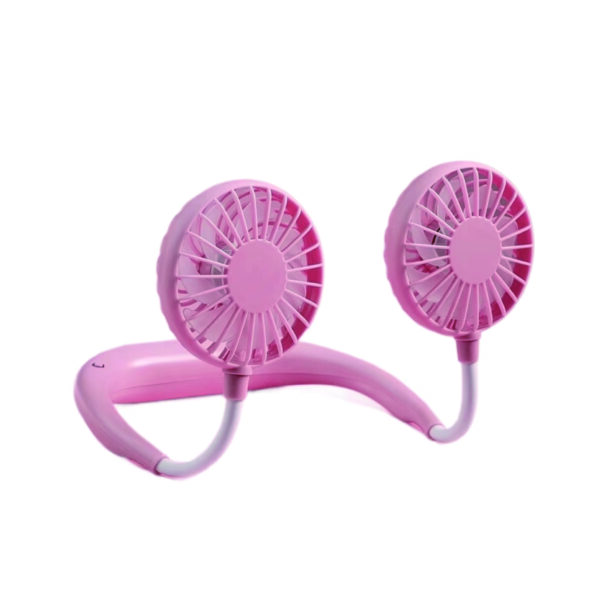Hands-Free Wearable Neck Fan with 7-Blade Dual Head
