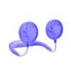 Hands-Free Wearable Neck Fan with 7-Blade Dual Head
