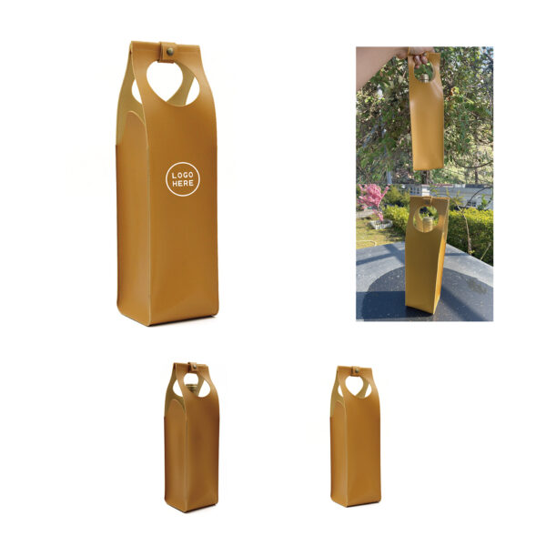 SPL321 PU Leather Wine Carrier Bag for Gifting