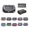 Orthopedic Washable Pet Dog Bed with Raised Rim