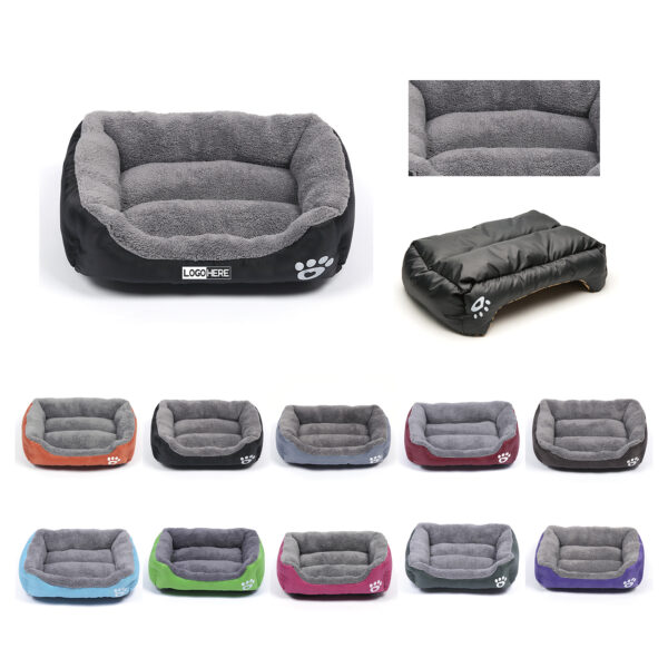 PTPJML1324 Orthopedic Washable Pet Dog Bed with Raised Rim