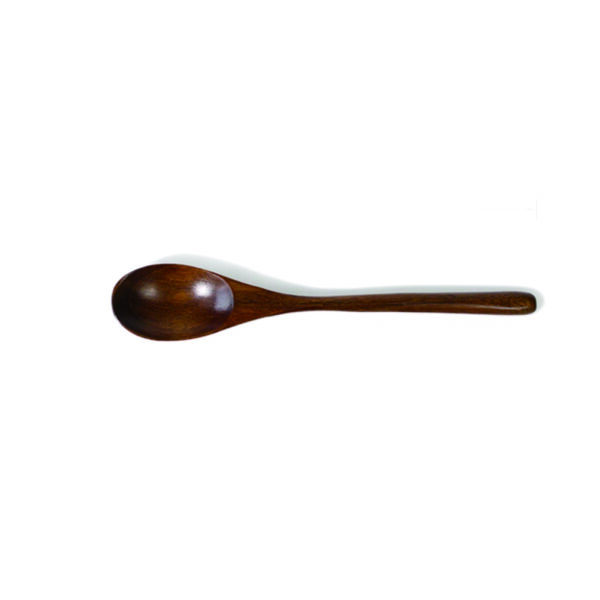 Small Nanmu Wood Mixing Spoon for Desserts