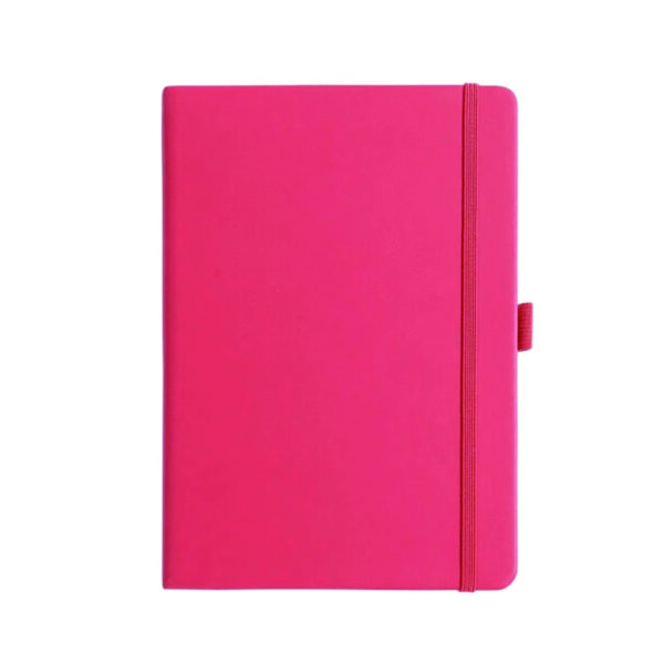A7 PU Leather Pocket Notebook with Lined Pages